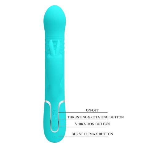 2 WIBRATOR - Coale Twinkled Tenderness, 7 vibration functions 4 rotation functions 4 thrusting settings