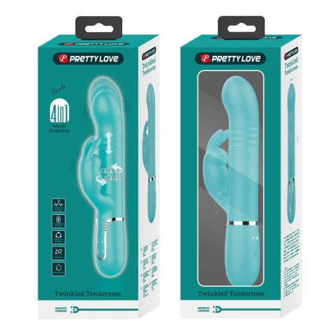 PRETTY LOVE - Coale Twinkled Tenderness, 7 vibration functions 4 rotation functions 4 thrusting settings