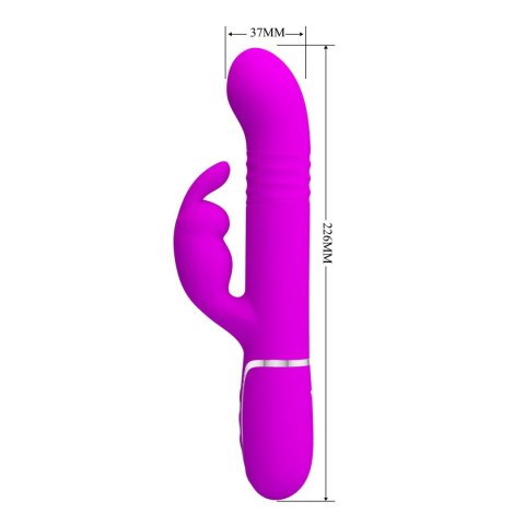 2 WIBRATOR - Coale Twinkled Tenderness Purple, 7 vibration functions 4 rotation functions 4 thrusting settings