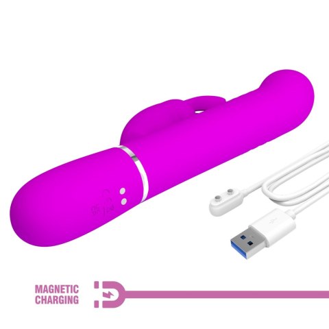 2 WIBRATOR - Coale Twinkled Tenderness Purple, 7 vibration functions 4 rotation functions 4 thrusting settings