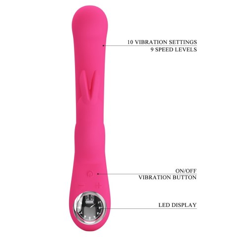 WIBRATOR - Lamar Pink, 10 vibration functions 9 speed levels