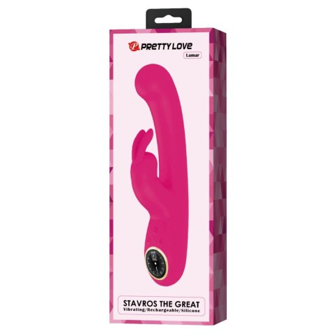 2 WIBRATOR - Lamar Pink, 20 vibration functions 9 speed levels