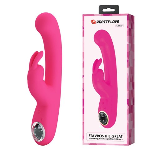 2 WIBRATOR - Lamar Pink, 20 vibration functions 9 speed levels