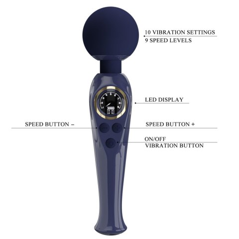 WIBRATOR - Skyler Blue, 10 vibration functions 9 speed levels