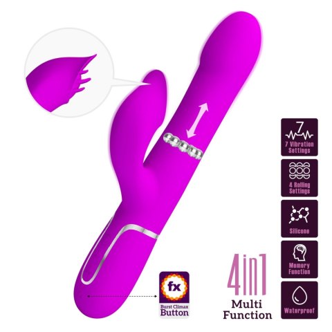 2 WIBRATOR - Twinkled Tenderness Purple, 7 vibration functions 4 rolling functions Memory function