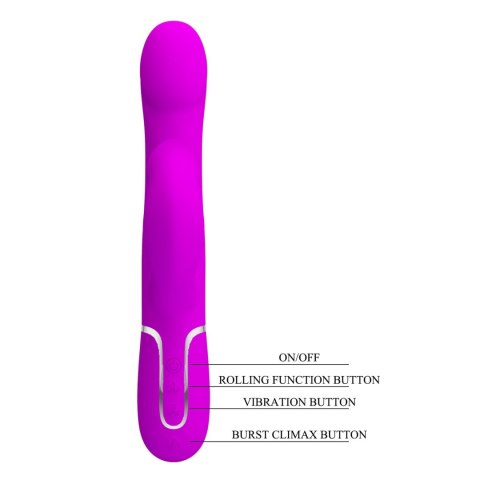 2 WIBRATOR - Twinkled Tenderness Purple, 7 vibration functions 4 rolling functions Memory function