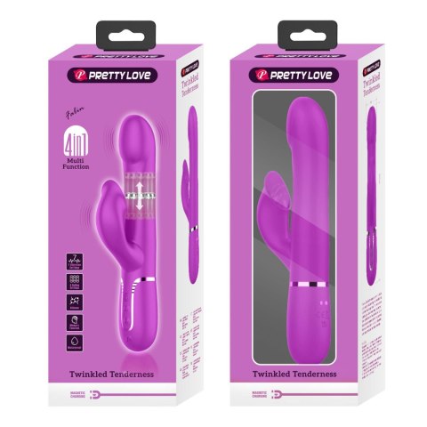 2 WIBRATOR - Twinkled Tenderness Purple, 7 vibration functions 4 rolling functions Memory function