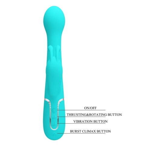 2 WIBRATOR - Dejon Twinkled Tenderness, 7 vibration functions 4 thrusting settings 4 rotation functions