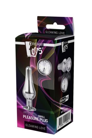 GLEAMING LOVE SILVER PLEASURE plug, korek analny S