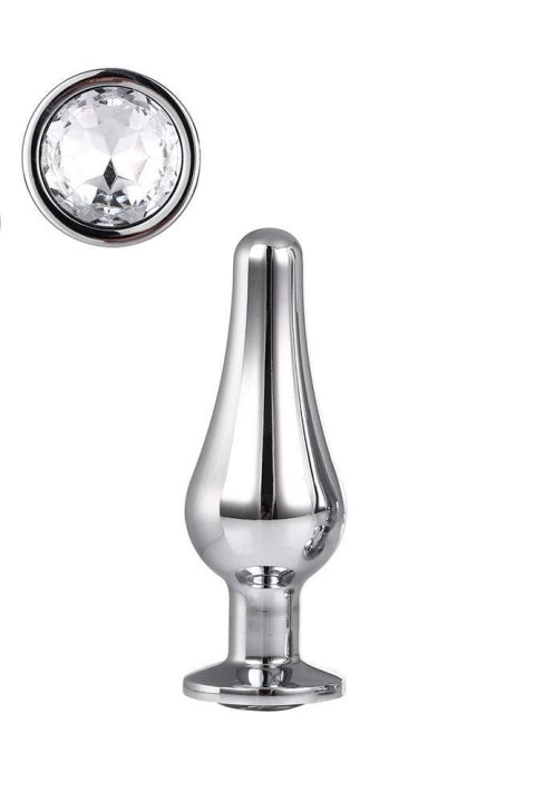 GLEAMING LOVE SILVER PLEASURE plug, korek analny S