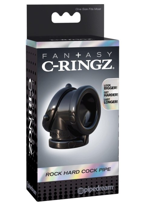 Rock Hard Cock Pipe Black