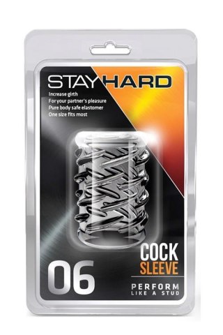 STAY HARD COCK SLEEVE 06 CLEAR