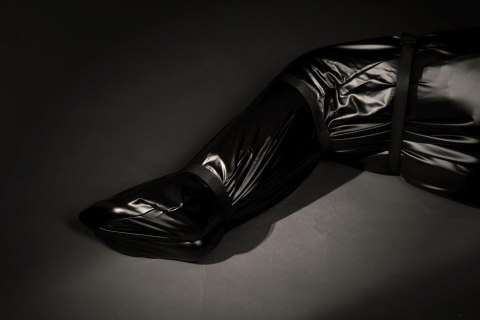 Body Bag with Nylon Straps - Black