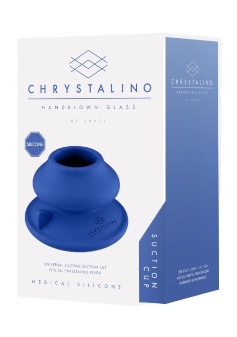 Chrystalino - Silicone Suction Cup - Blue