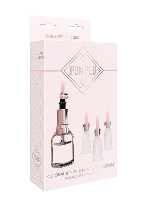 Clitoral & Nipple Pump Set Medium - Rose Gold