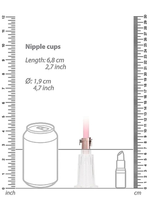 Clitoral & Nipple Pump Set Medium - Rose Gold