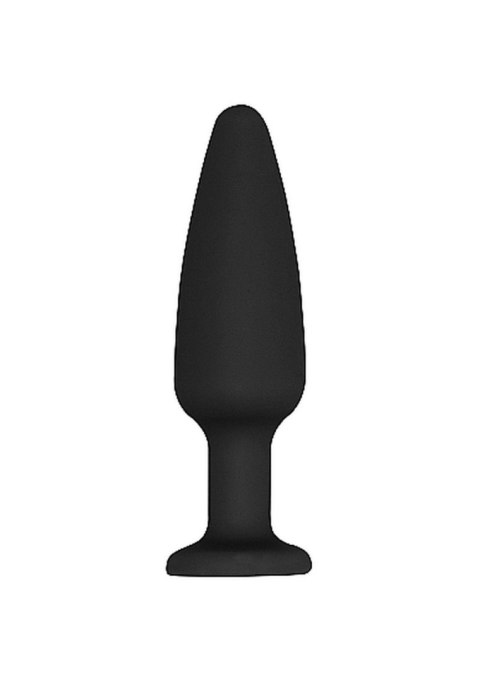 Cone-Shaped Diamond Butt Plug - Black