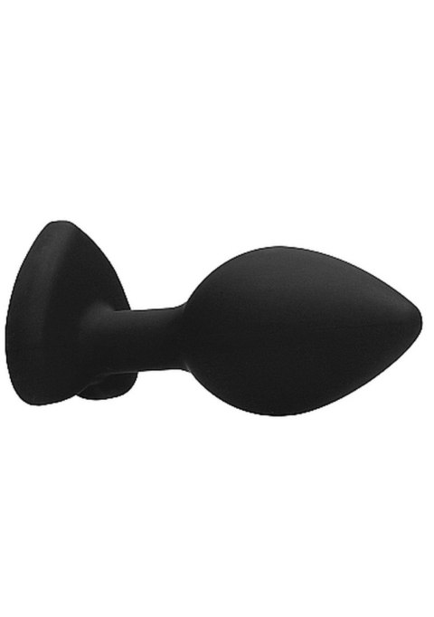 Diamond Heart Butt Plug, korek analny - Large - Black