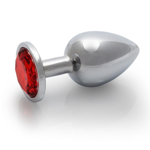 Round Gem Butt Plug, korek analny - Medium