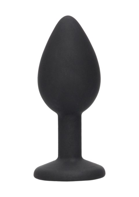 Silicone Butt Plug, korek analny with Removable Jewel