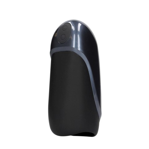 Vibrating Masturbator Sleeve - Licorice Black