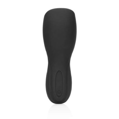 Vibrating Masturbator Sleeve - Licorice Black