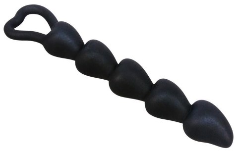 Black Velvet Anal Beads