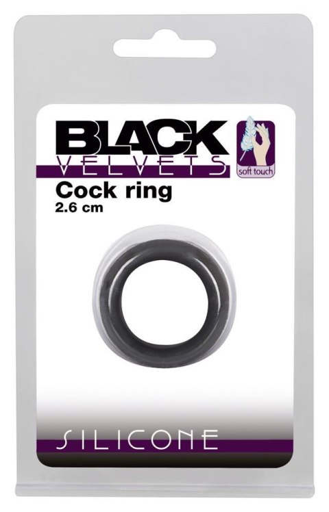 Black Velvets Cock Ring 2.6 cm