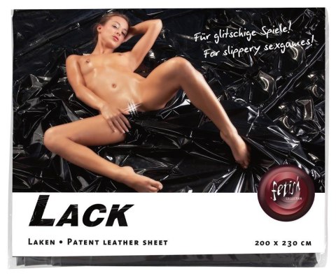 Vinyl Bed Sheet black