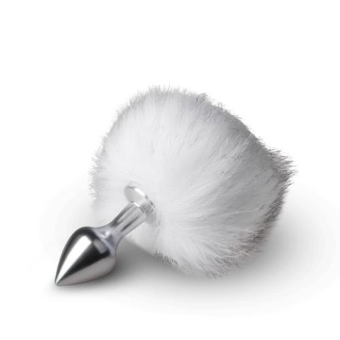 Bunny Tail Plug, korek analny No. 1 - Silver/WhiteKorek analny