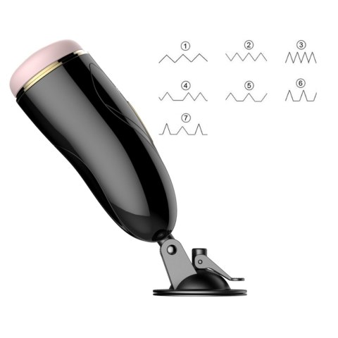 Masturbator-Vibrating Masturbation Cup USB 7 + Interactive Function / Talk Mode