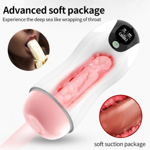 Masturbator-Vibration 8 Vibration modes + Interactive function