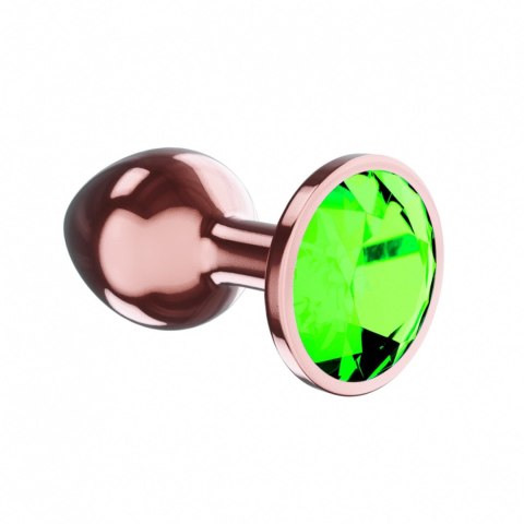 Plug, korek analny-Butt Plug, korek analny Diamond Emerald Shine S Rose Gold Plug, korek analny-Butt Plug, korek analny Diamond Emerald Shine S Rose Gold