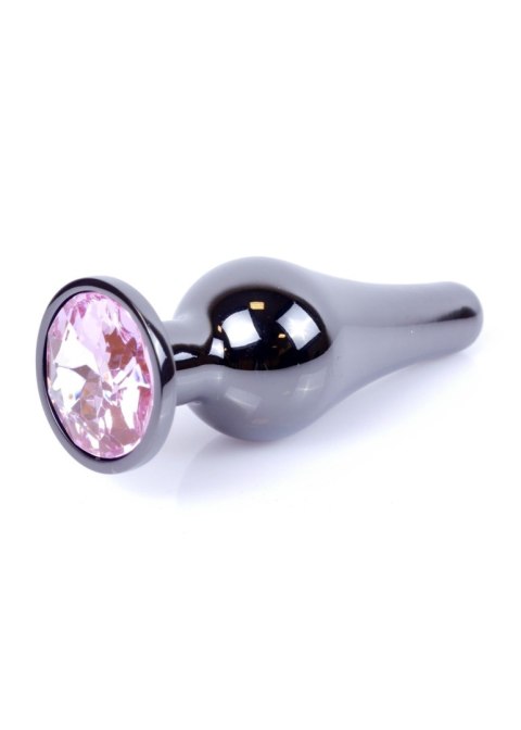 Plug, korek analny, Korek analny-Jewellery Dark Silver BUTT plug, korek analny- Rose Plug, korek analny, Korek analny-Jewellery Dark Silver BUTT plug, korek analny- Rose