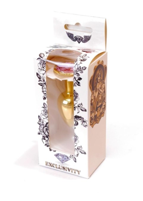 Plug, Korek analny-Jewellery Gold PLUG- Rose