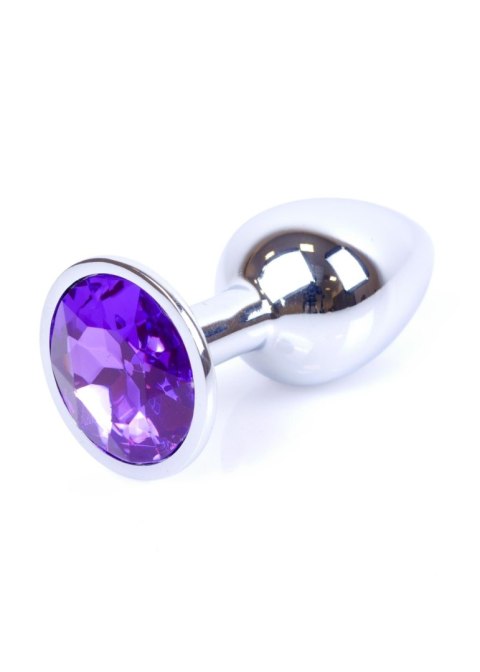 Plug, korek analny, Korek analny-Jewellery Silver plug, korek analny- Purple Plug, korek analny, Korek analny-Jewellery Silver plug, korek analny- Purple