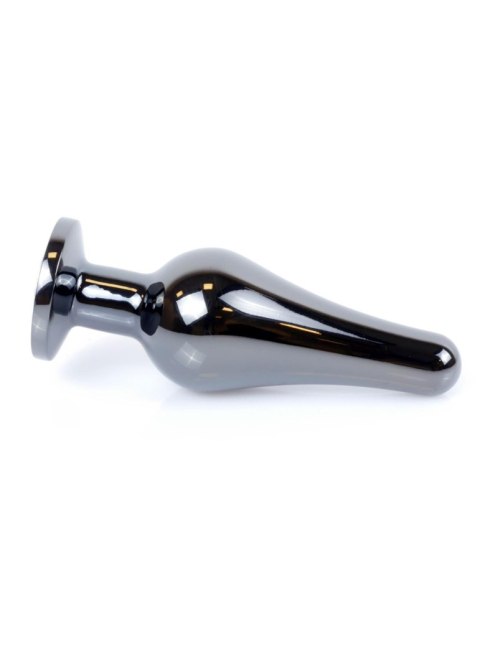 Plug, korek analny, Korek analny-Jewellery Dark Silver BUTT plug, korek analny- Clear Plug, korek analny, Korek analny-Jewellery Dark Silver BUTT plug, korek analny- Clear