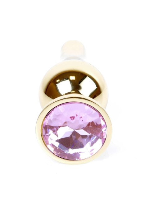 Plug, Korek analny-Jewellery Gold BUTT PLUG- Rose