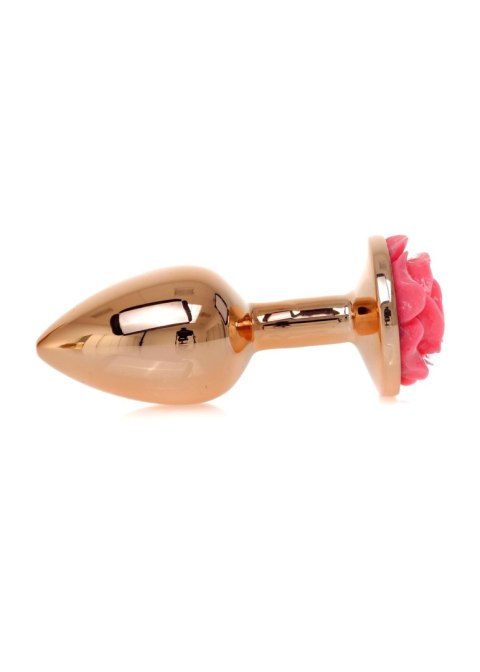 Plug, korek analny, Korek analny-Jewellery Red Gold plug, korek analny ROSE- Pink Plug, korek analny, Korek analny-Jewellery Red Gold plug, korek analny ROSE- Pink