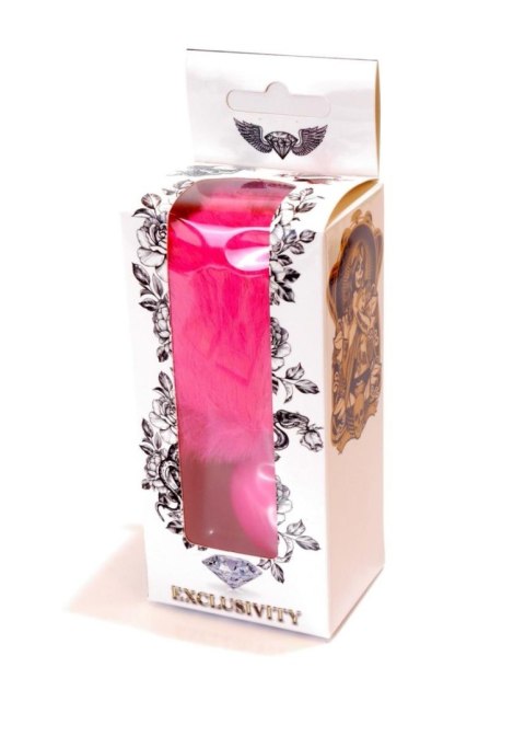 Plug, korek analny, Korek analny-Jewellery Silicon plug, korek analny - Bunny Tail - Pink Plug, korek analny, Korek analny-Jewellery Silicon plug, korek analny - Bunny Tail - Pink