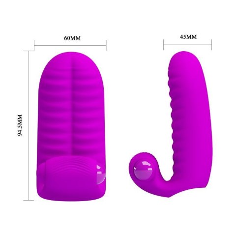 PRETTY LOVE - Abbott Double finger silicone Vibrator