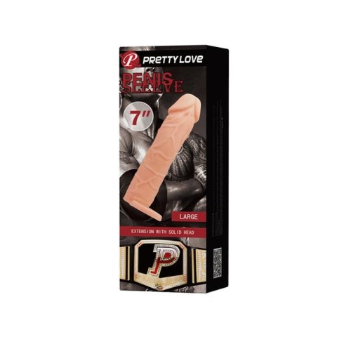 PRETTY LOVE - PENIS SLEEVE 7"" LARGE