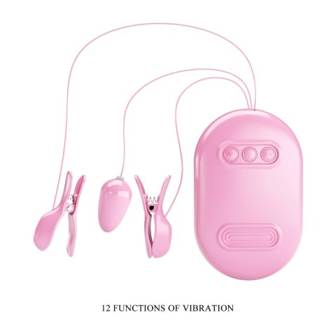 PRETTY LOVE - Surprise Box Pink, 12 vibration functions 3 electric shock functions