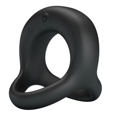 PRETTY LOVE - VIBRANT PENIS RING ELLIOTT Black, 10 vibration functions