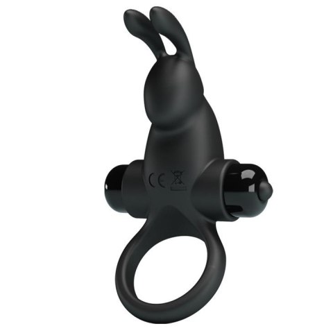 PRETTY LOVE - VIBRANT PENIS RING I Black