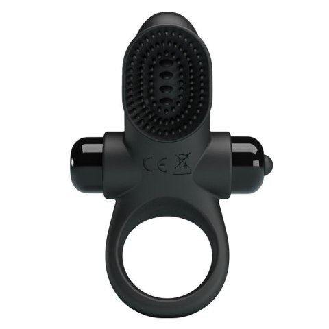 PRETTY LOVE - VIBRANT PENIS RING II Black