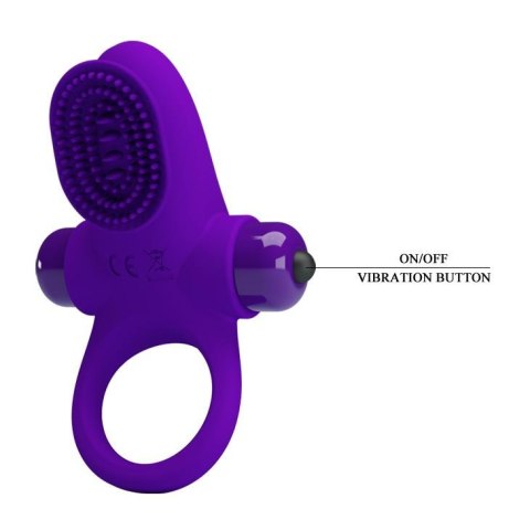 PRETTY LOVE - VIBRANT PENIS RING II Purple