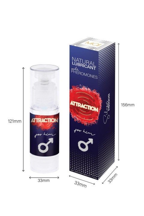 LUBRICANT WITH PHEROMONES ATTRACTION FOR HIM 50 ML