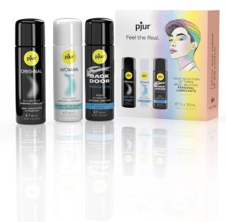 Pjur Pride Box - 1x silicone-based and 2x water-based, 30ml