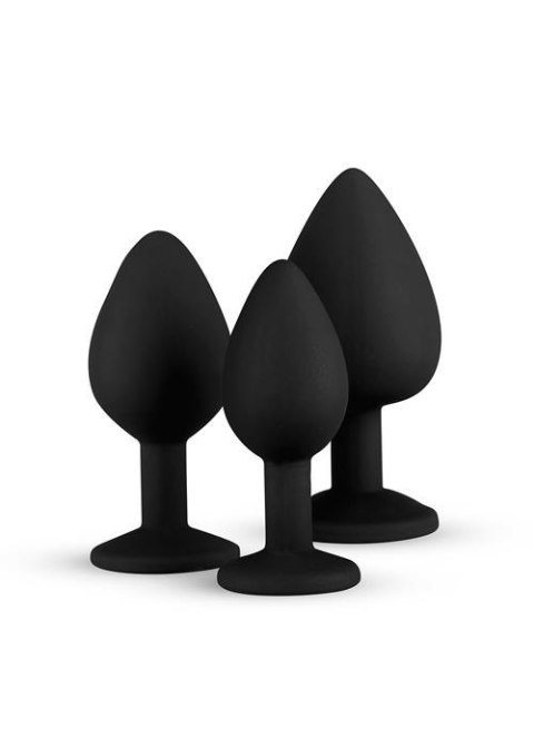 Plug, korek analny-Diamond Plug, korek analny Set-Black